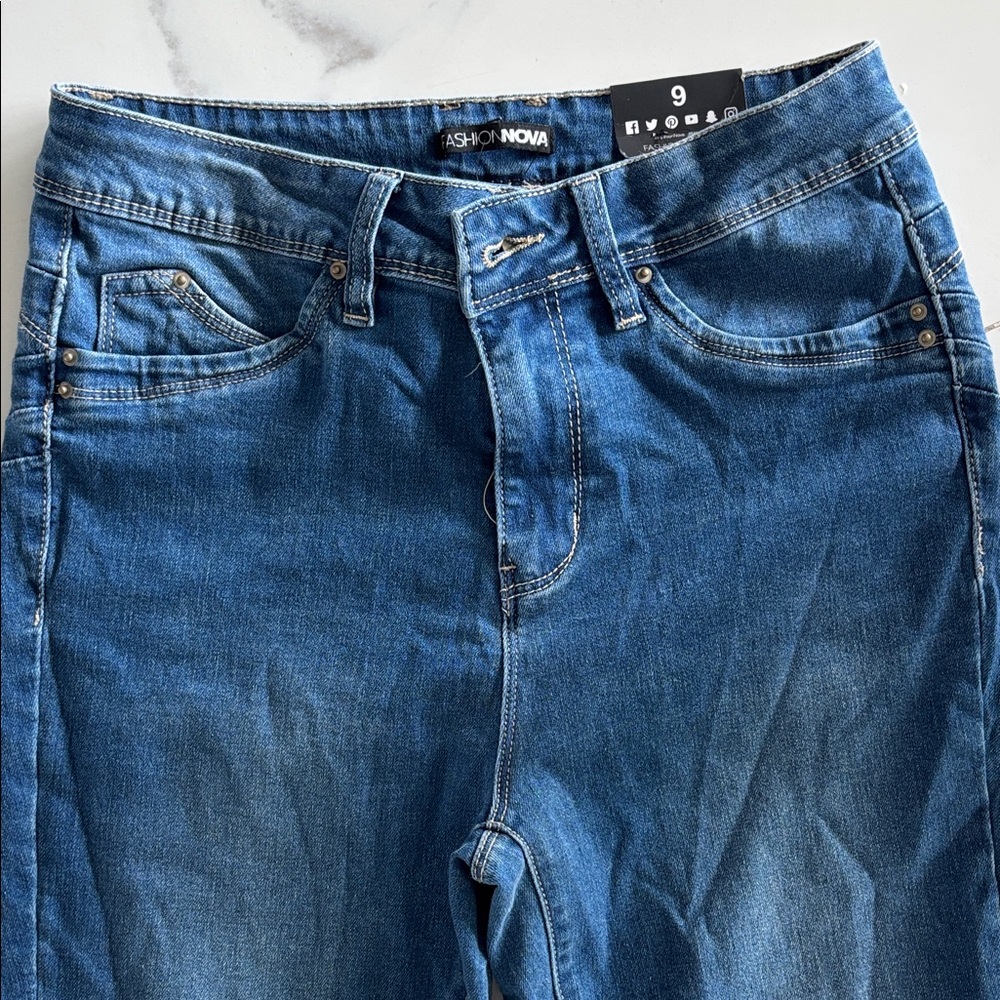 Fashion Nova High Rise Denim Jeans